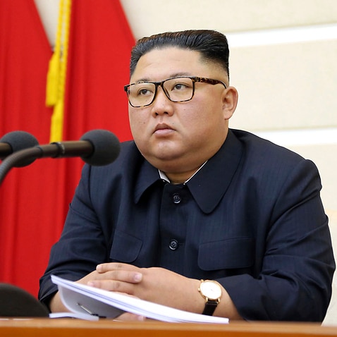 A file photo of North Korean leader Kim Jong Un.