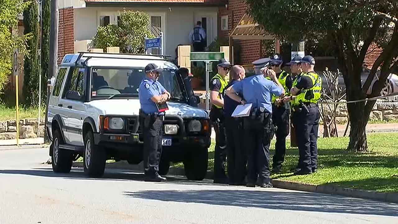 Police on scene in Bedford, WA.