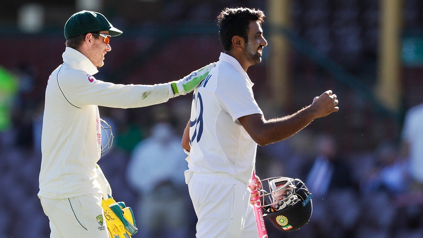Australia captain Tim Paine apologises for insulting Ashwin