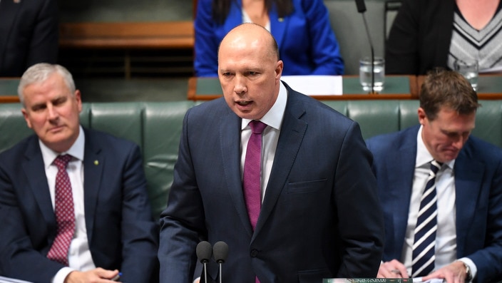 Home Affairs Minister Peter Dutton is not budging. 