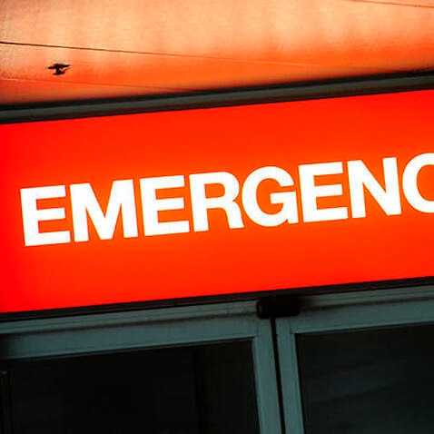 An emergency department sign at the Alfred Hospital in Melbourne, Friday, May 18, 2012. (AAP Image/Julian Smith) NO ARCHIVING