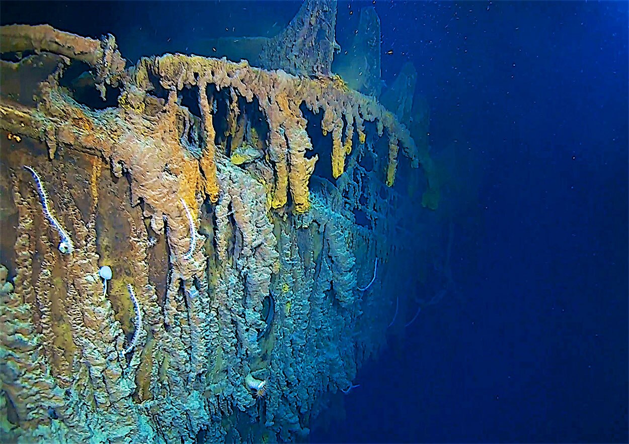 Side of the Titanic