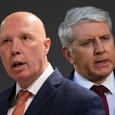 Peter Dutton (left) and Brendan O'Connor (right).