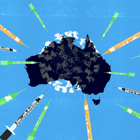 Australia vaccine graphic