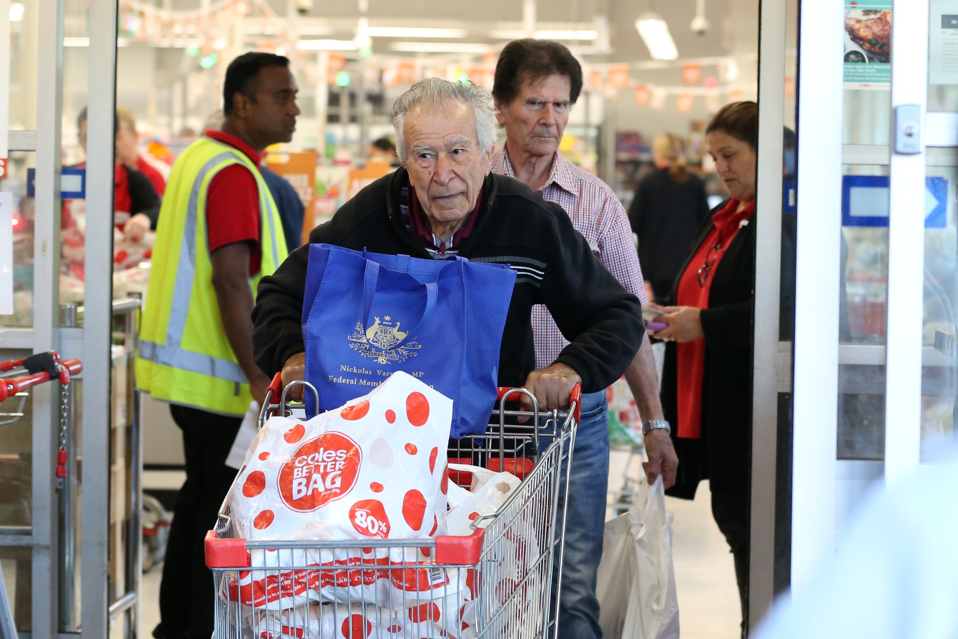 Seniors have been making the most of "community hour" in Australian supermarkets.
