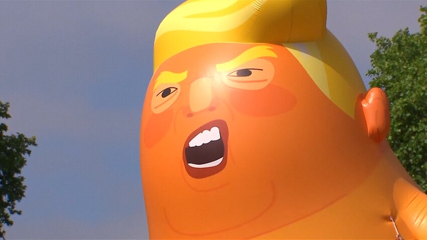 Download 'Trump baby' blimp to mock US president during UK visit ...