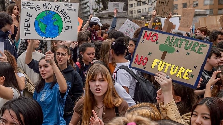 Image for read more article 'Hundreds of thousands leave schools world-wide to protest climate change inaction'