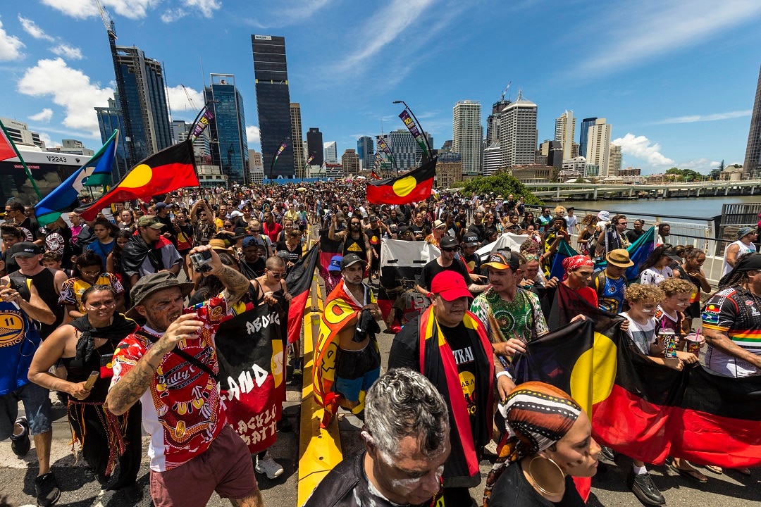 'Australia Day of shame' Thousands march in 'Invasion Day' protests