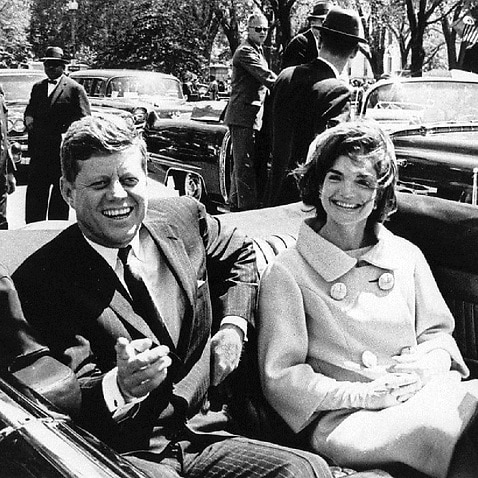 US President John F. Kennedy (L) and First Lady Jacqueline Kennedy (R) in Washington DC, USA, 03 May 1961.