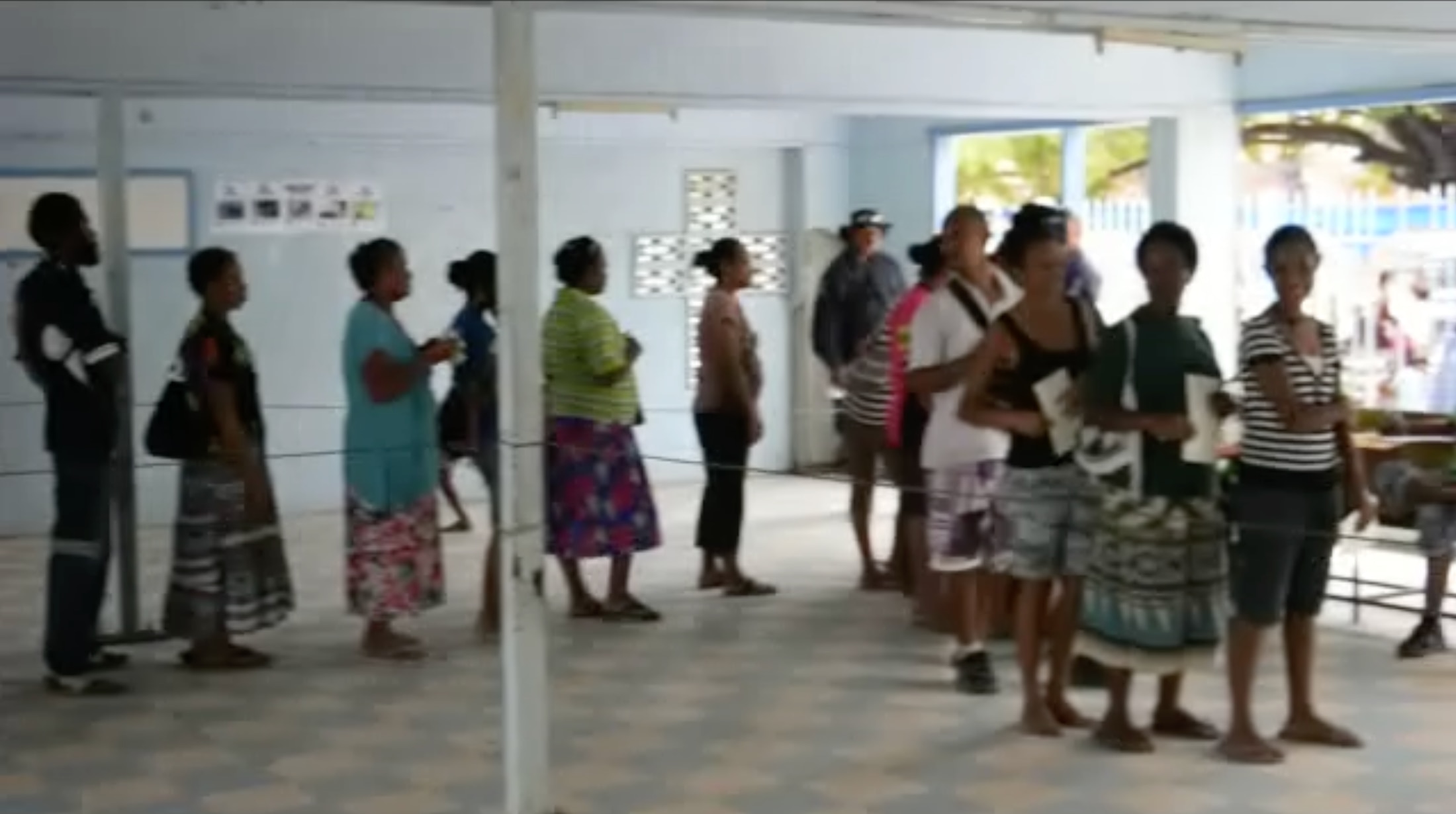 Voters in Central Province on Saturday