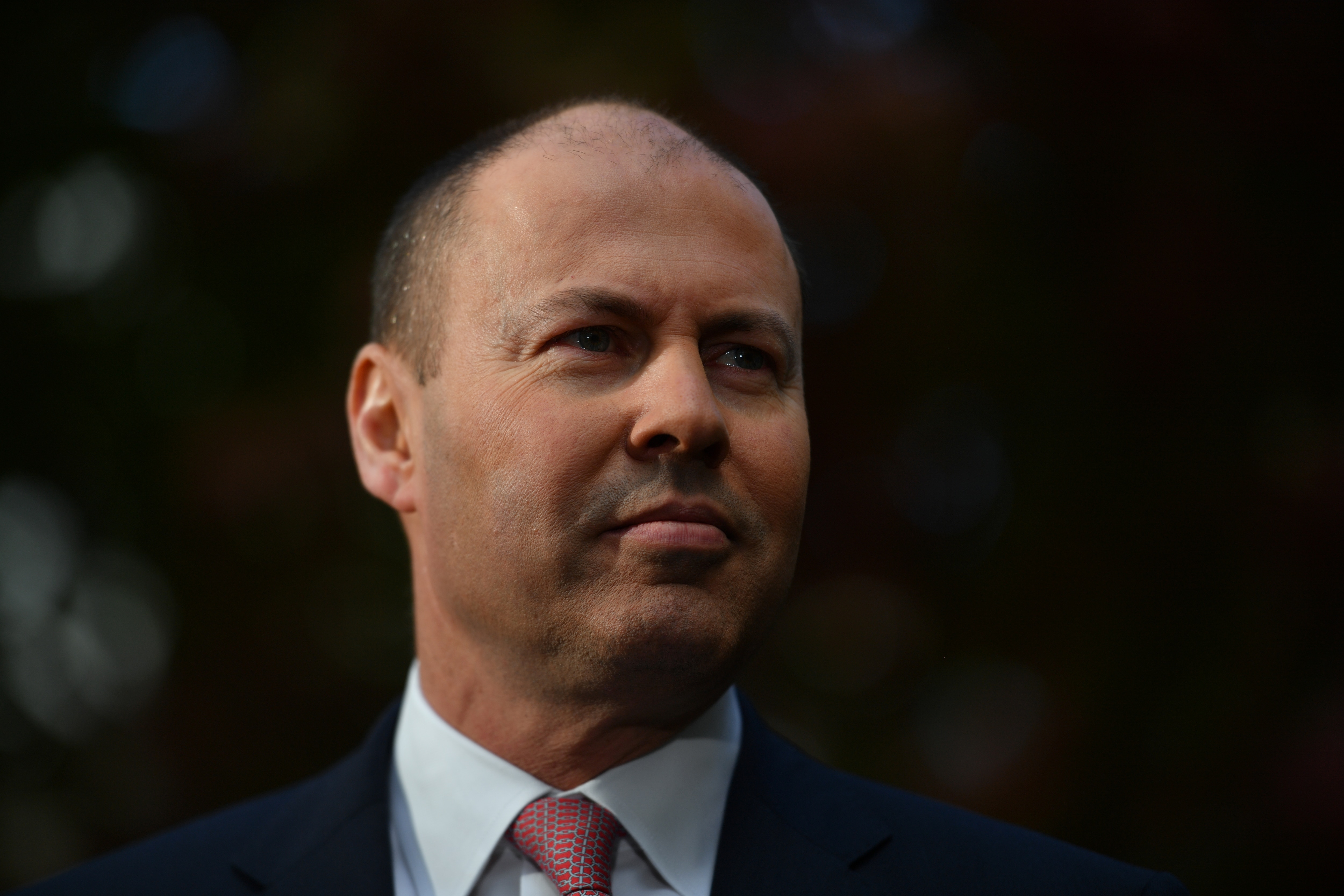 Treasurer Josh Frydenberg at a press conference at Parliament House in Canberra, Thursday, April 15, 2021. (AAP Image/Mick Tsikas) NO ARCHIVING