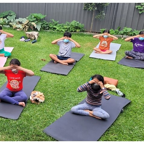 Yoga trainer Ankita Patel explains the benefits of yoga for school-age children.