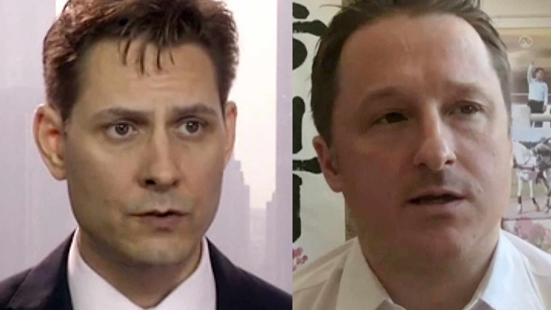 Michael Kovrig (left) and Michael Spavor (right) have been released after almost three years in detention in China. 