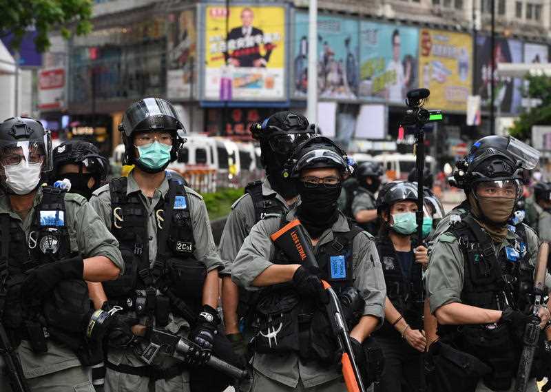 Hong Kong police make first arrests under controversial security law as ...