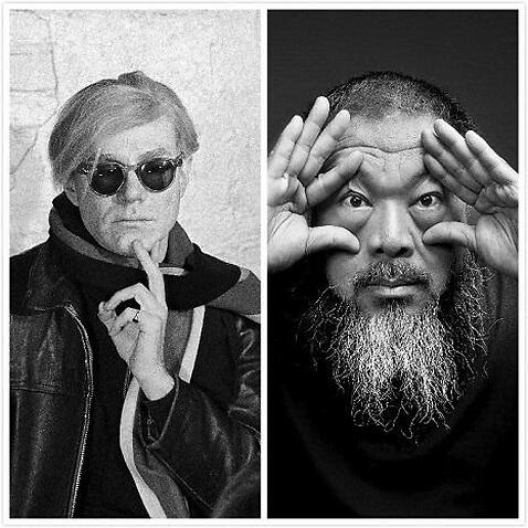 Andy Warhol and Ai Weiwei (NGV)