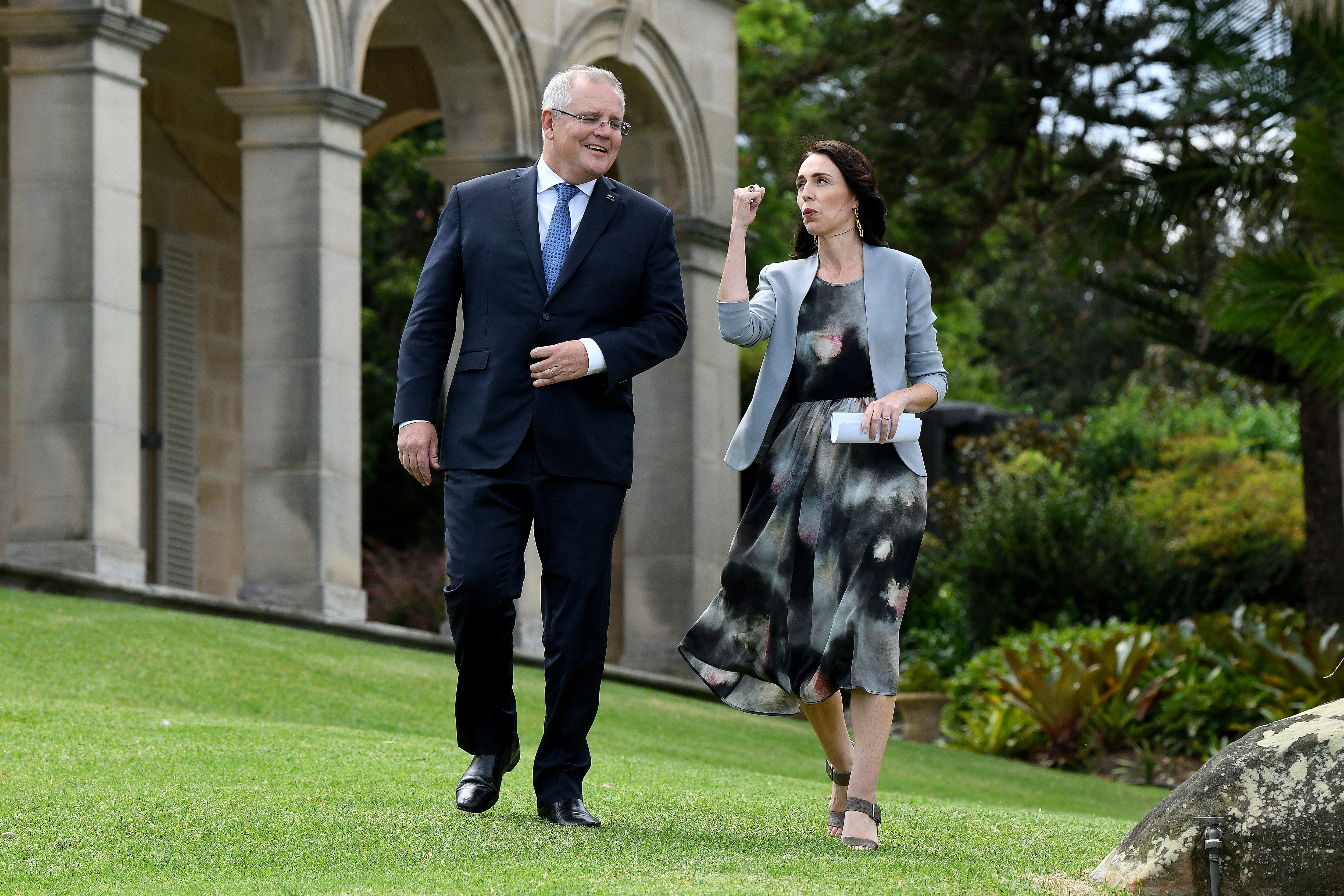 New Zealand Prime Minister Jacinda Ardern on a visit to Sydney in February 2020