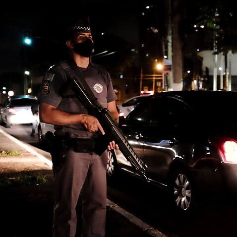 Brazilian police reinforces curfew in Sao Paulo