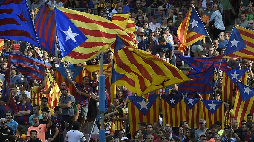 Barcelona Will Appeal Any Uefa Sanction For Catalan Flag Display The