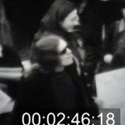 Scene from anti-Pinochet protest captured by ASIO camera. Melbourne, September 11, 1974.