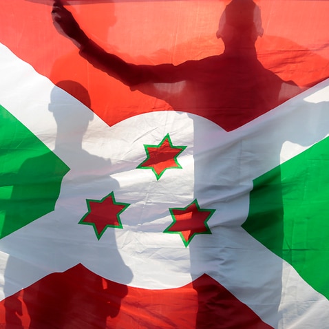 A Burundi national flag
