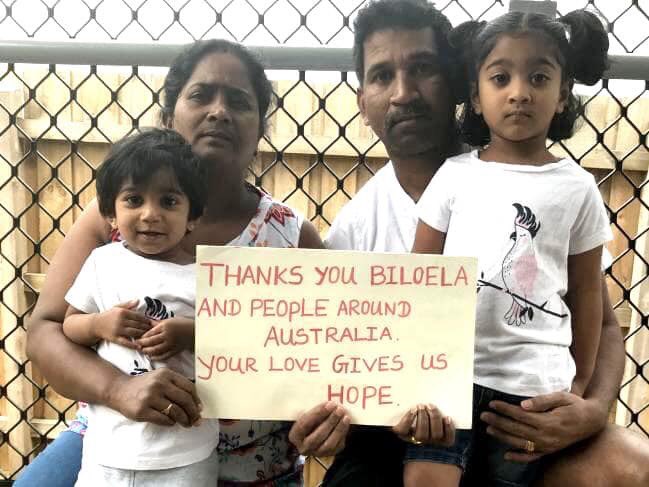 The Tamil family are being held on Christmas Island.