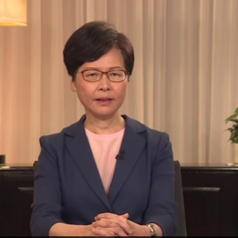 Carrie Lam has announced the withdrawal of the controversial extradition bill on local media.