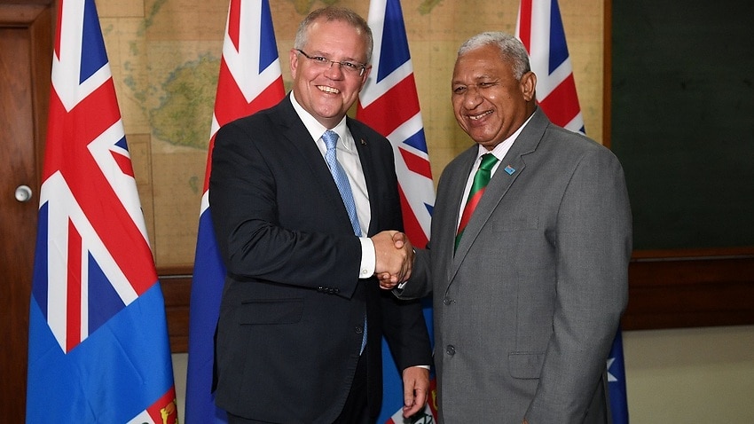 Image for read more article 'Australia and Fiji end diplomatic freeze after coup with 'family' agreement'