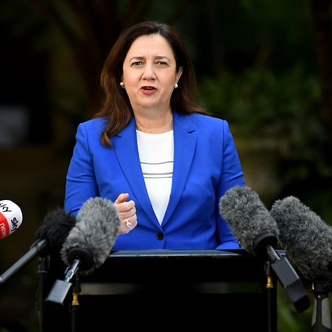 Queensland Premier Annastacia Palaszczuk addresses the media during a press conference in Brisbane, Wednesday, 31 March, 2021