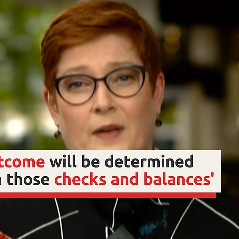 Foreign Minister Marise Payne says she has 'absolute confidence' in US election process