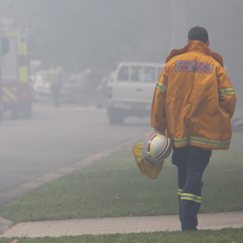 NSW rural fire service volunteer