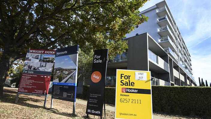 House prices fell nationally by 2.3 per cent over the December quarter. 