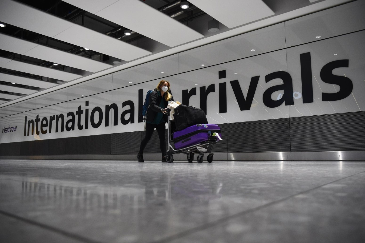 International arrivals 