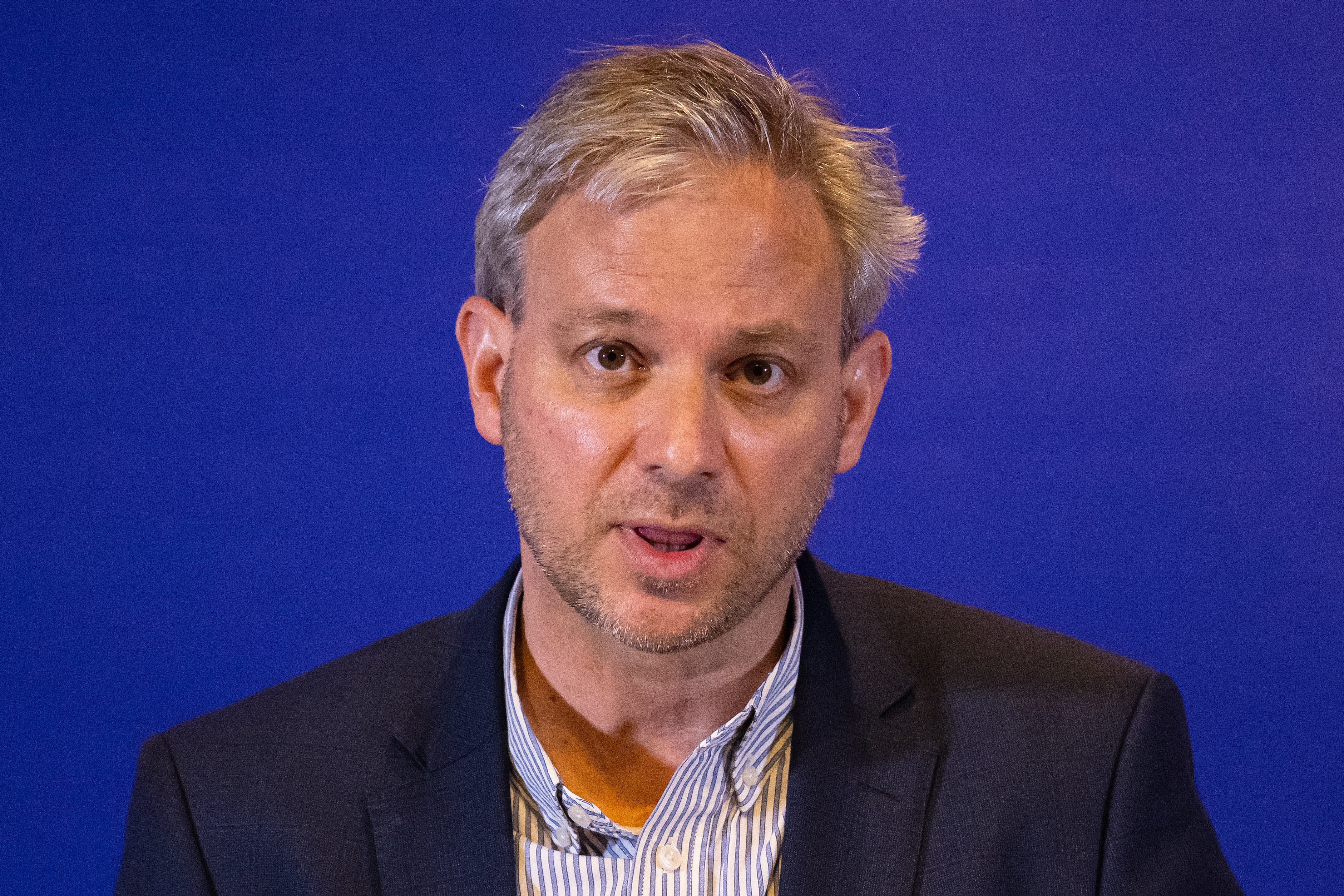 Victorian Chief Health Officer Brett Sutton addresses the media during a press conference in Melbourne, Tuesday, August 31, 2021.