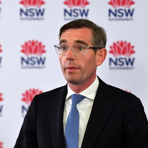 NSW Premier Dominic Perrottet at press conference