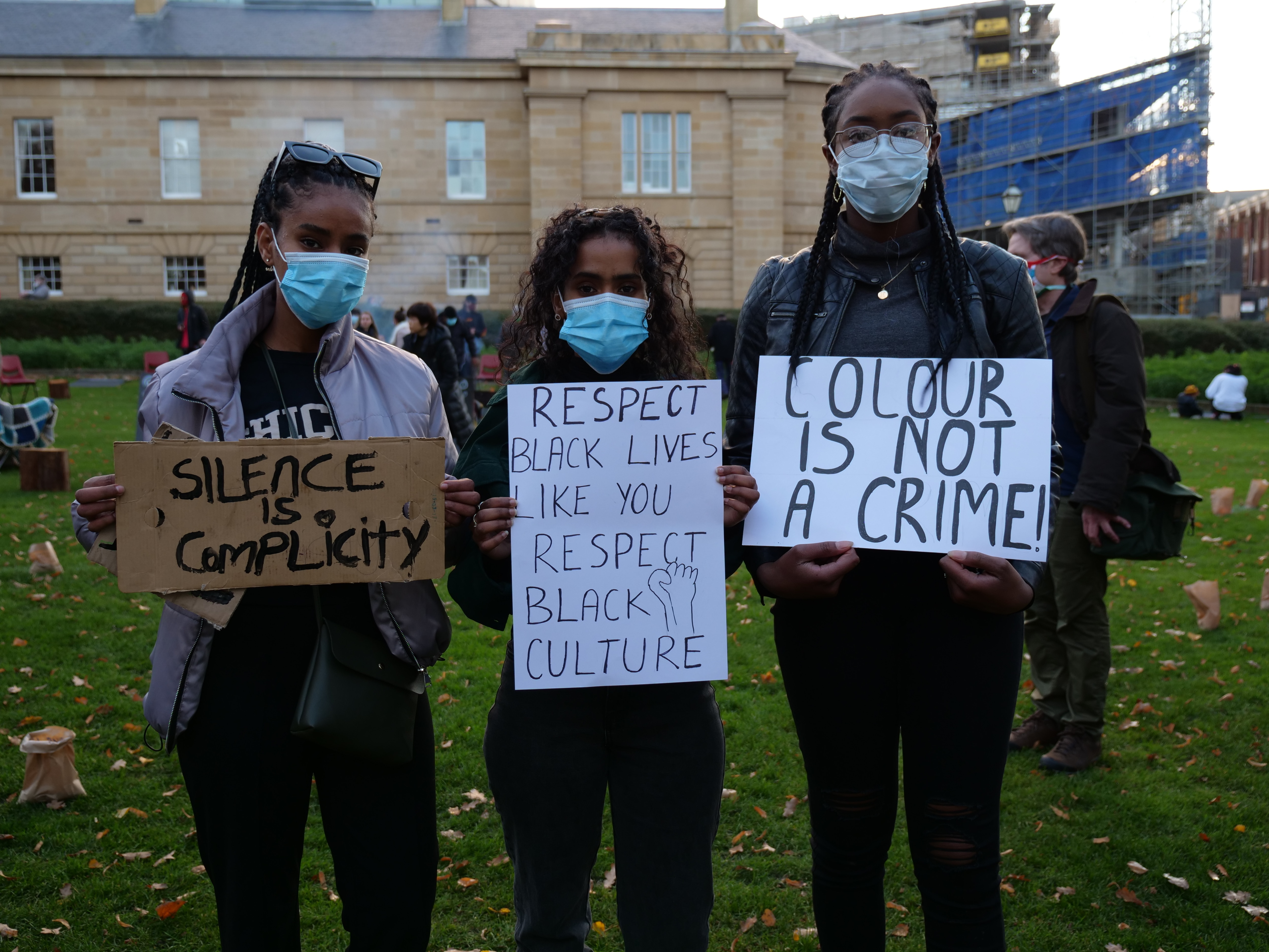 Serkalem Mulu, Achamyalesh Mulu and Mariam Kaba attended a vigil in Hobart Serkalem Mulu, Achamyalesh Mulu, and Mariam Kaba attended a vigil in Hobart