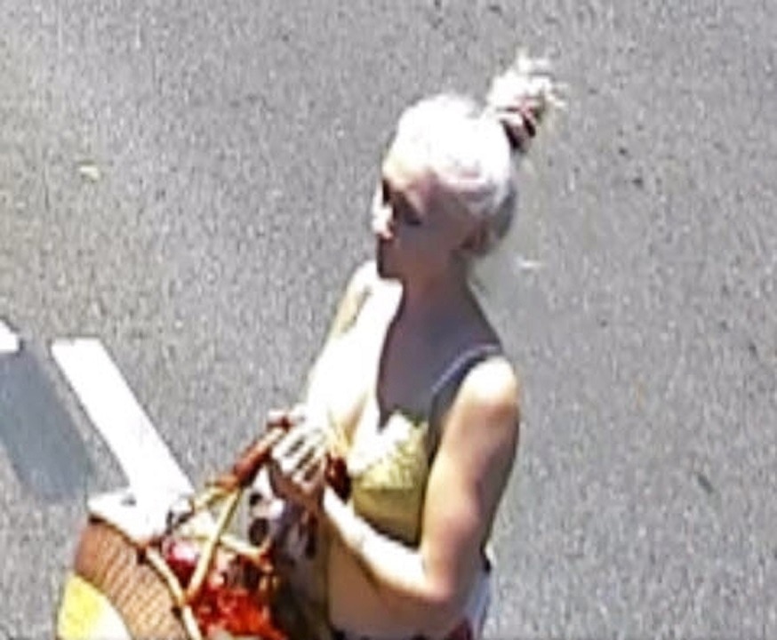 A CCTV image released by police shows Toyah Cordingley crossing the road on Sunday, October 21, 2018. 