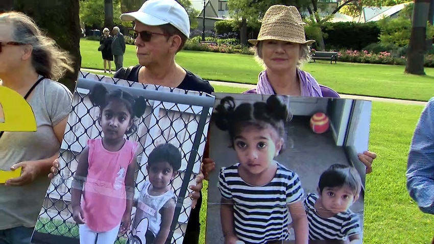 Image for read more article 'Australians rally for Tamil family facing deportation '