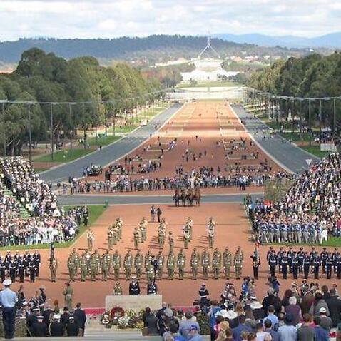 ANZAC Day in Canberra. 