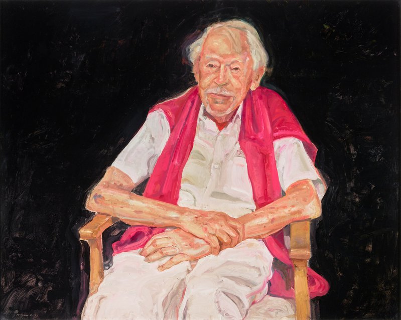 Peter Wegner Portrait of Guy Warren at 100
