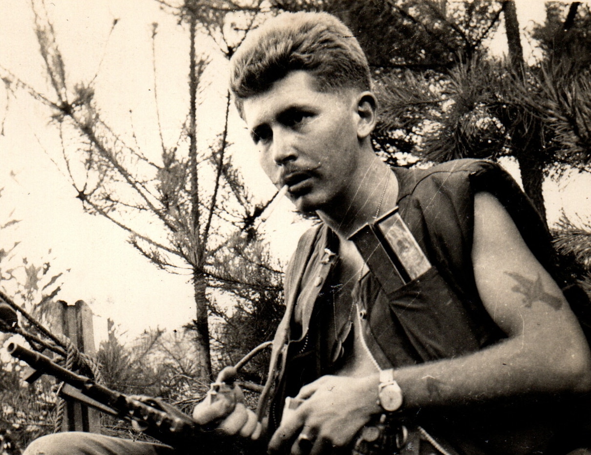 Mr Johny Bineham in the Korean War.