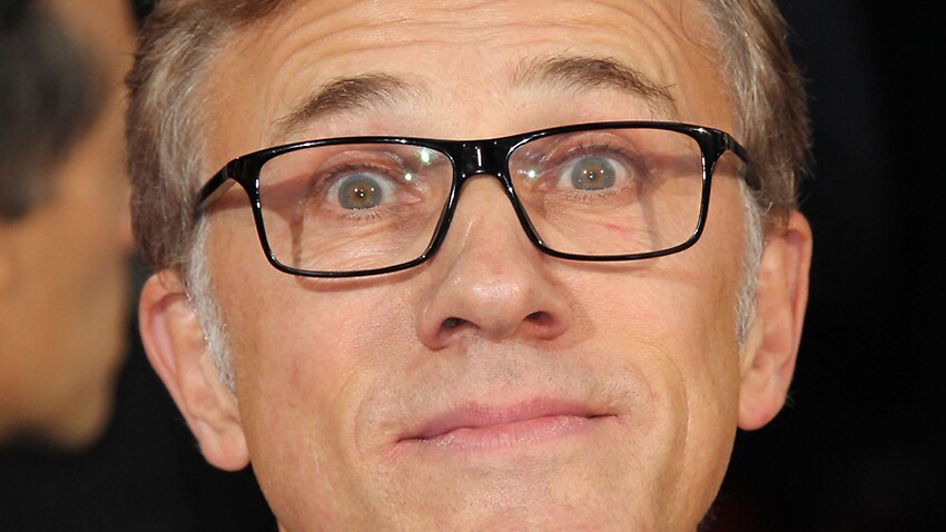 Christoph Waltz removed eyebrows for film SBS News.