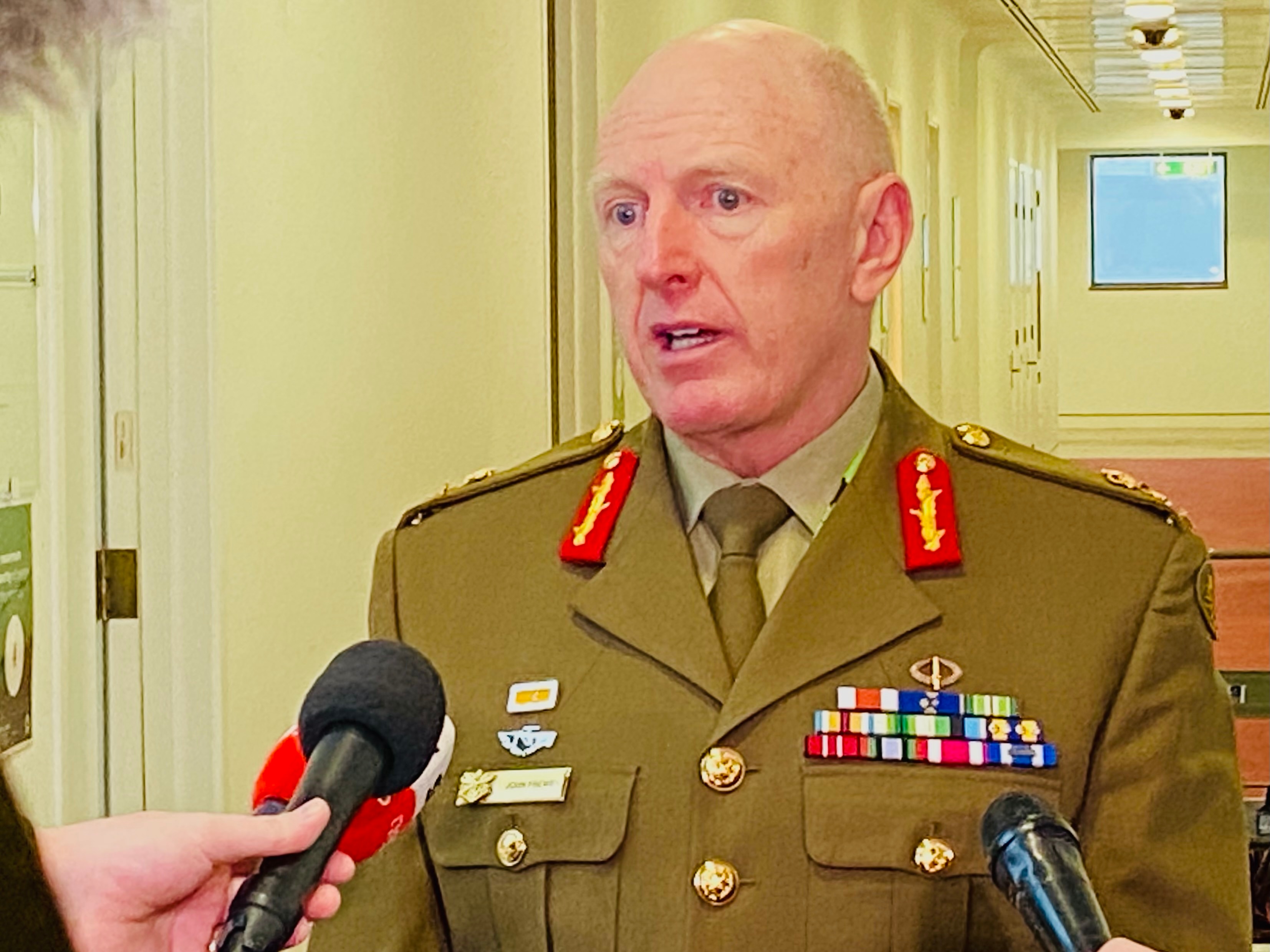 COVID-19 taskforce commander Lieutenant General John Frewen.