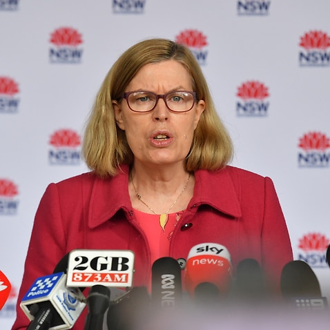 NSW Chief Health Officer Dr Kerry Chant talks to the media during a COVID-19 update in Sydney