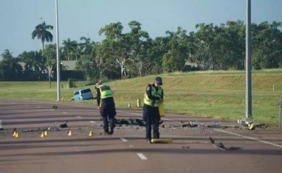  A traffic accident happened in Palmerston, Darwin