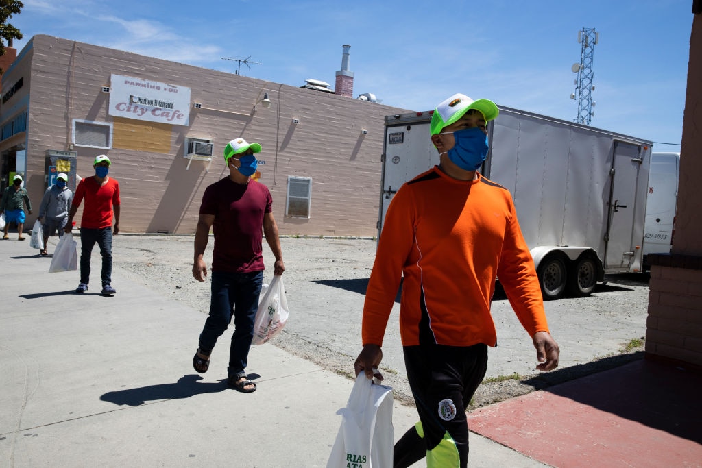 Migrant farm workers from Fresh Harvest, one of the largest suppliers of farm labor in the USA. Immigrant Agricultural Workers Critical To U.S. Food Security Amid COVID-19 Outbreak