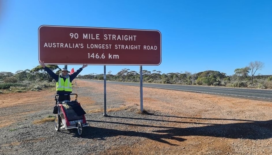 Ivor Houston reaches Australia's longest straight road in Western Australia.