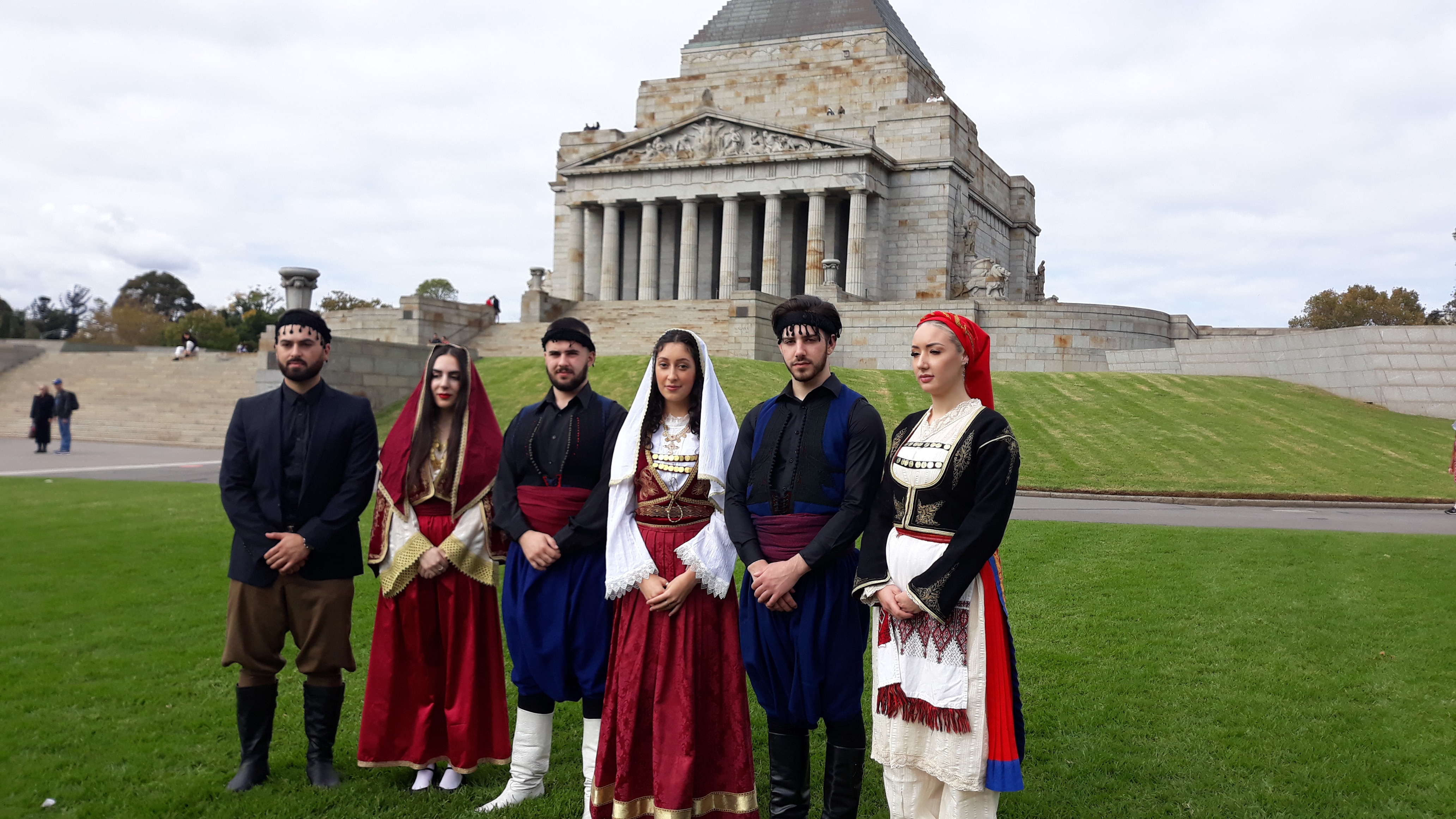 A commemorative service at Melbourne's Shrine of Remembrance, for the men and women from Australia and Greece, who fought and fell in the Battle of Crete. 