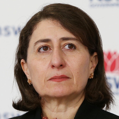 NSW Premier Gladys Berejiklian takes questions during a COVID-19 update and press conference in Sydney.