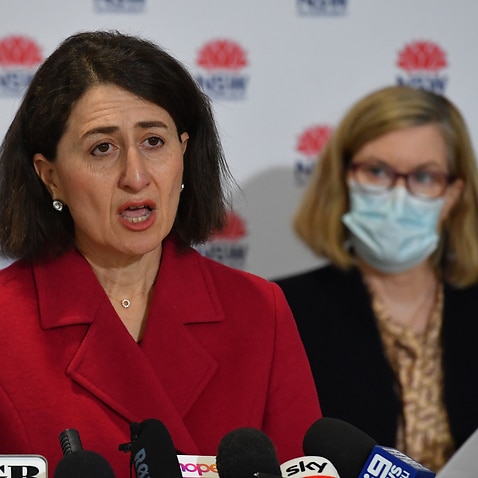 NSW Premier Gladys Berejiklian and Chief Health Officer Dr Kerry Chant