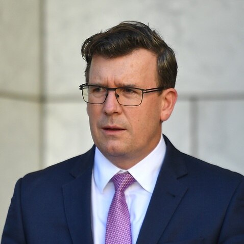 Minister for Cities Alan Tudge at a press conference at Parliament House in Canberra, Thursday, July 9, 2020. (AAP Image/Mick Tsikas) NO ARCHIVING